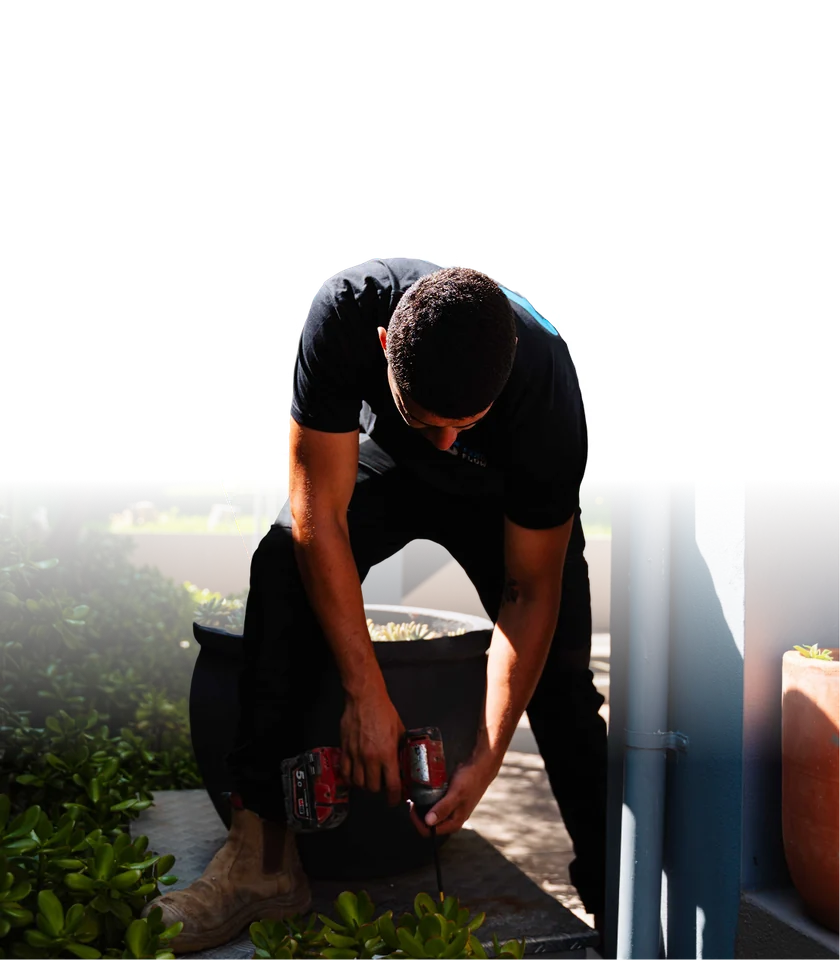 A Fix N Flow plumber on the job